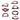 EVGA 1000-1300 G2/P2/T2 Red/Black Power Supply Cable Set (Individually Sleeved)