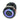 Vandal Resistant Illuminated Latching Switch - Black - 22/19mm - Blue Ring