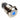 Vandal Resistant Illuminated Momentary Switch - Silver - 18/16mm - Blue Dot