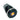 Vandal Resistant Illuminated Latching Switch - Black - 18/16mm - Orange Dot