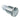 Vandal Resistant Illuminated Latching Switch - Silver - 18/16mm