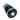 Vandal Resistant Illuminated Momentary Switch - Black - 18/16mm - White Dot