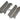 Watercool HTF4 Triple 140mm LT Radiator Stand Set - Horizontal