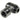 Phobya Elbow Adaptor Revolvable G1/4' to G1/4' IG - Black Nickel