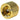 Phobya Extension G1/4 to G1/4 - Knurled - Gold Plated