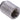 Phobya Extension G1/4 to G1/4 - 25mm - Knurled - Silver Nickel Plated
