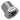 Koolance- Threading Adapter, NPT 3/8 Male to G 1/4 Female, Stainless Steel