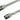 Serial ATA 3.0 600Mb/s Cable w/ Metal Latch - Straight to Straight Angle - 36" - Clear Silver