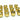 Monsoon Hardline Economy Compression Fittings, 1/2" x 5/8" 12-Pack - Gold