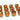 Monsoon Hardline Economy Compression Fittings, 1/2" x 5/8" 12-Pack - Orange