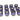 Monsoon Hardline Economy Compression Fittings, 1/2" x 5/8" 12-Pack - Purple