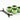 Rigid Revolver Compression Fitting 3/8" x 1/2" 4 Pack - Dual Tone Anodized Green