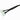 Molex Extension Cable 12" Black Sleeved