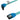 OKGEAR 36 inch SATA 3.0 Cable - Straight to Left Angle - UV Blue