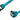 OKGEAR 36 inch SATA 3.0 Cable - Straight to Right Angle - UV Blue