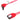 OKGEAR 36 inch SATA 3.0 Cable - Straight to Left Angle - UV Red