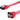 OKGEAR 36 inch SATA 3.0 Cable - Straight to Right Angle - UV Red