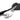 DesignCord HOLD'EM Black & White Cable Holders - Set of 3