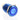 ModMyToys Anodized Illuminated Switch - 22mm Momentary - Blue/Blue