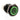 ModMyToys Anodized Illuminated Switch - 22mm Momentary - Power Symbol Black Chrome/Green