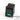Phobya Rectangular Toggle Switch - Black with Green LED - Unipolar
