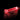 Primochill Clear PMMA Tower Plug 3" - Red LED