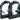 Alphacool Reservoir Clip-On 50mm - Black - 2 Pieces