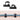 Adjustable Cable Clamp for Wiring with Adhesive Bottom 3/8in - Black