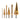 6PCS/Set HSS Titanium Step Drill Bits Metric 3 - 8mm, Saw 4 - 12/4 - 20/4 - 32 mmAE-HSS-TIT-6