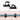 Adjustable Cable Clamp for Wiring with Adhesive Bottom 3/8in - Black
