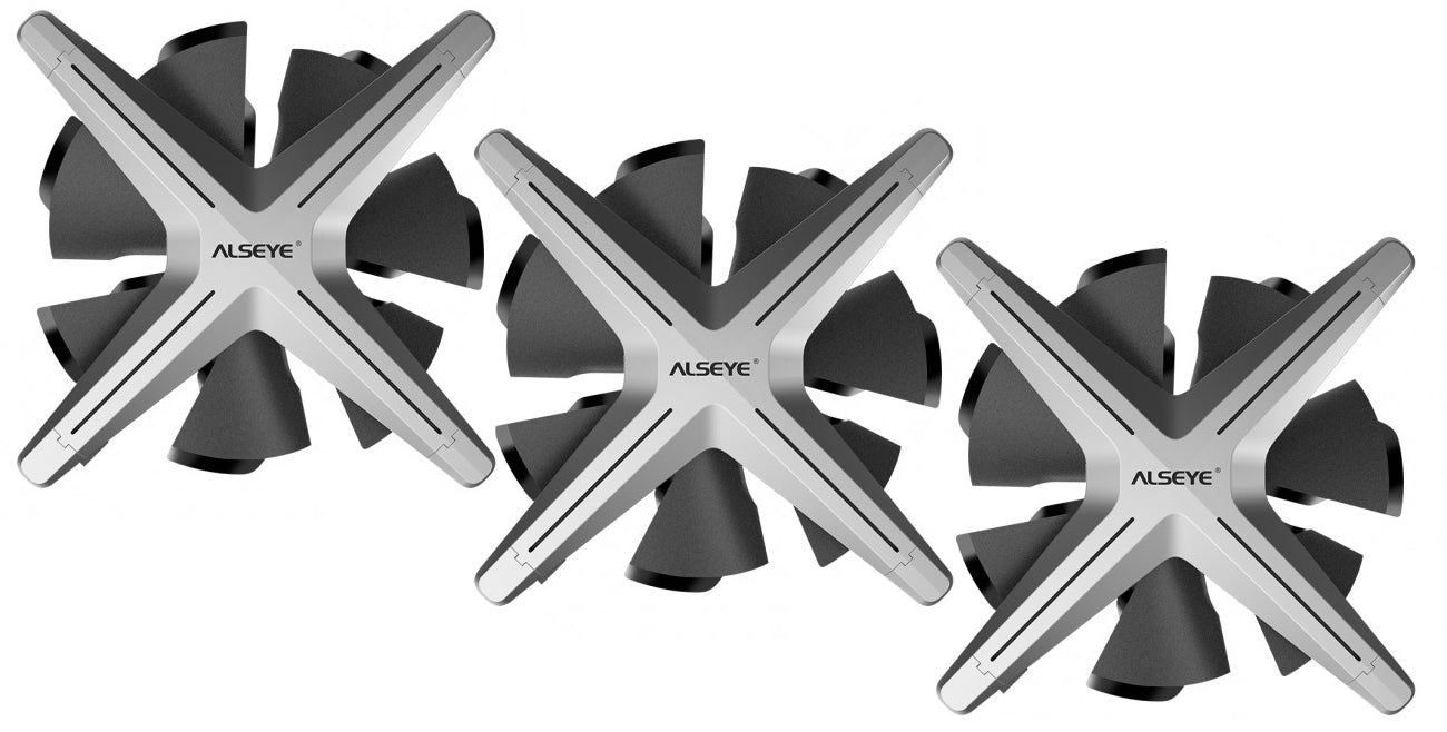 ALSEYE X12 RGB Fan 3-piece 120mm PC Fan Set - Thumbnail 2
