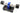 Aluminum 50mm Reservoir Holder - Blue