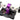 Aluminum 50mm Reservoir Holder - Purple