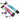 Magos Addressable RGB 24 - pin and Dual 8 - pin VGA Power Extension Cable Kit! - Motherboard Controlled no Separate Controller NeededMAGOS - ARGB - 24 - 8X2