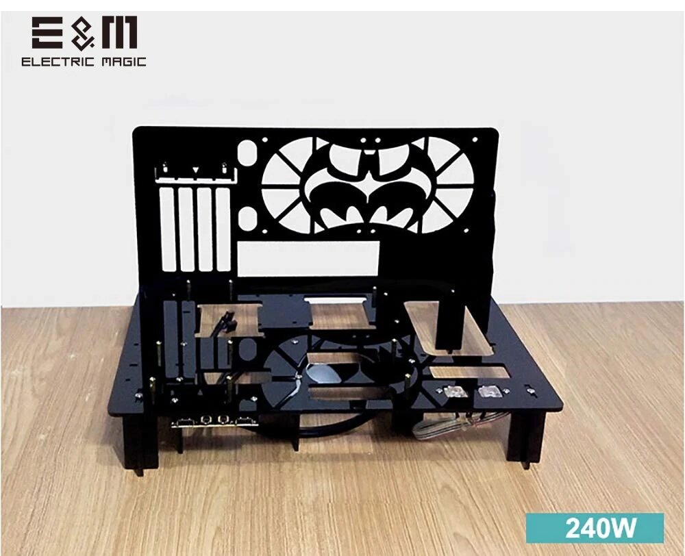 PC Test Bench Open Frame For Micro-ATX Motherboard 240W - Thumbnail 2