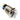 Zusen 19mm metal selector switch 3 positions - SIlver