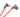 Akasa Dual Reversible USB Type - A to Type - C Charging & Sync cable - RedAK-CBUB40-10RD-D