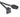 Akasa Premium Round SATA 6Gb/s SATA 3.0 Right Angle Cable - 100 cm - Black