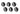 Alphacool Apex 16/10mm SoftTube Compression Fitting G1/4 - Chrome Set 6 pcsAC-14924