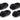 Alphacool Apex Angle Adapter 90° Rotatable G1/4 OT to G1/4 IT - Black Set 4 pcsAC-14932