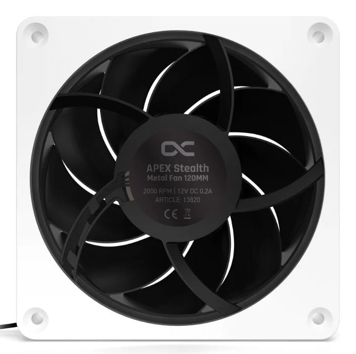 Alphacool Apex Stealth Metal fan 2000rpm White - Thumbnail 3