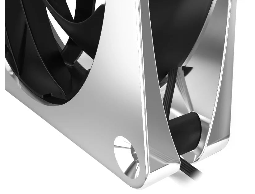 Alphacool Apex Stealth Metal fan Chrome - Thumbnail 4