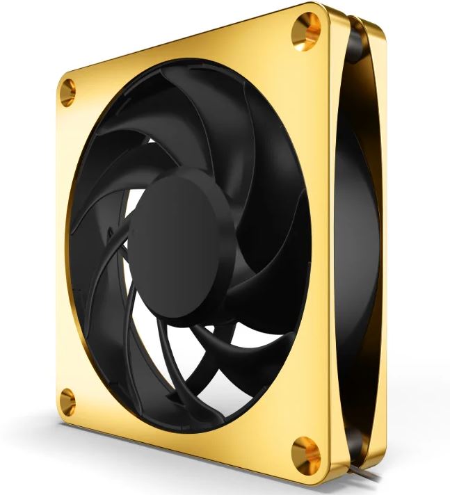 Alphacool Apex Stealth Metal fan 3000rpm Gold - Thumbnail 5