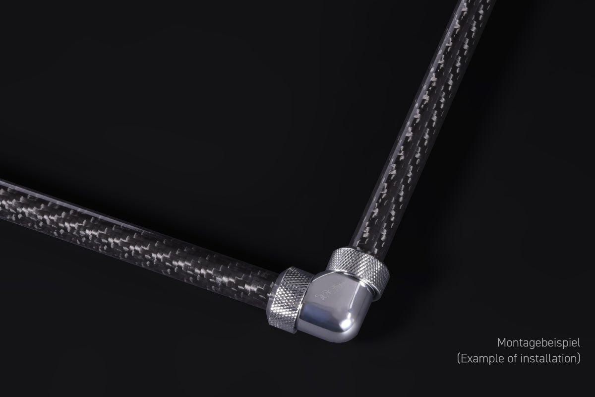 Alphacool Carbon HardTube 13mm 4x 80cm - Thumbnail 3