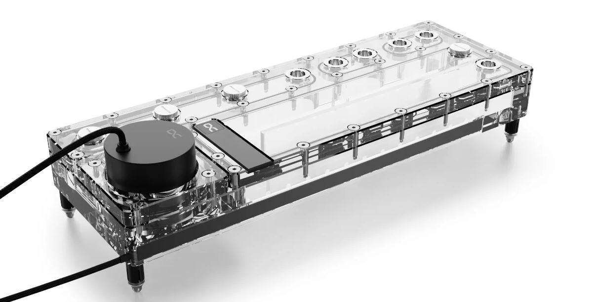 Alphacool Core Distro Plate 240 Left with VPP Apex Pump - Thumbnail 4