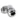 Alphacool Eiszapfen 13mm HardTube compression fitting 90° rotatable G1/4 for Acryl/Brass tubes - 4pcs Set ChromeAC - 17608