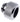 Alphacool Eiszapfen 13mm HardTube compression fitting G1/4 for plexi- brass tubes- Chrome