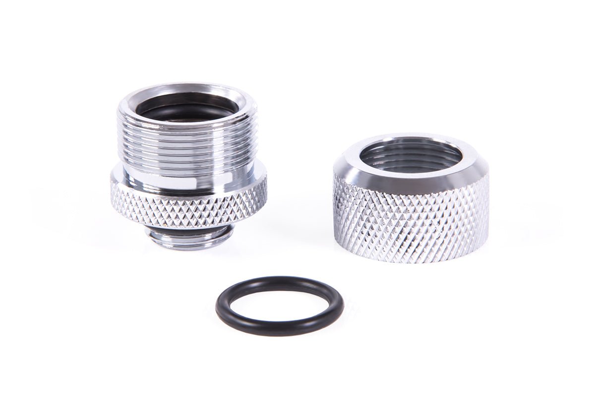 Alphacool Eiszapfen 14mm HardTube compression fitting G1/4 - knurled - sixpack - Thumbnail 2