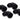 Alphacool Eiszapfen 16/10mm compression fitting 90° rotatable G1/4 - 4pcs Set Deep BlackAC - 17613