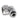Alphacool Eiszapfen 16mm HardTube compression fitting 90° rotatable G1/4 for Acryl/Brass tubes - 4pcs Set ChromeAC - 17610